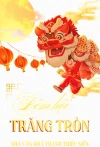 Thiệp trung thu múa lân trăng vàng